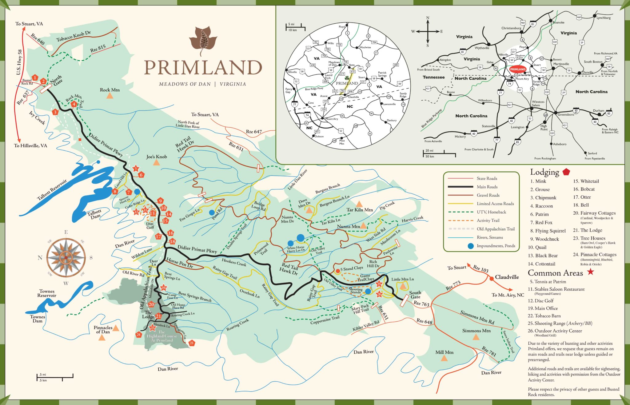 Directions Primland Resort