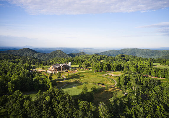 Ariel view of resort